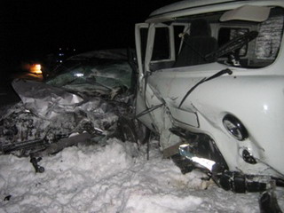 Автокатастрофа в Хакасии: один погибший, четверо раненых 
